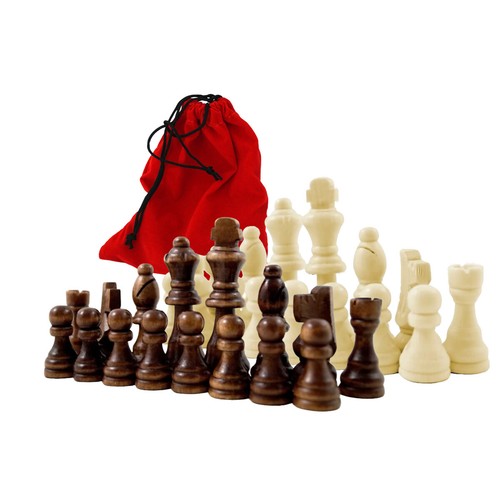 Schachfiguren aus holz mit - aus,