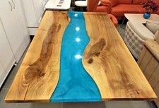 Nussbaum Epoxidharz Kunst