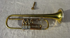 Alte Trompete ca. 46,5/13,5 cm