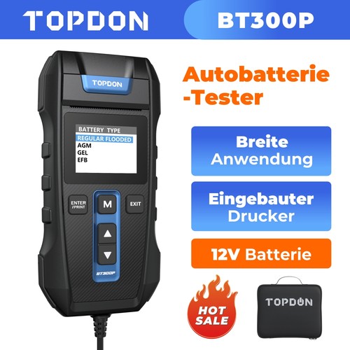 Topdon bt300p batterieprüfer - topdon,