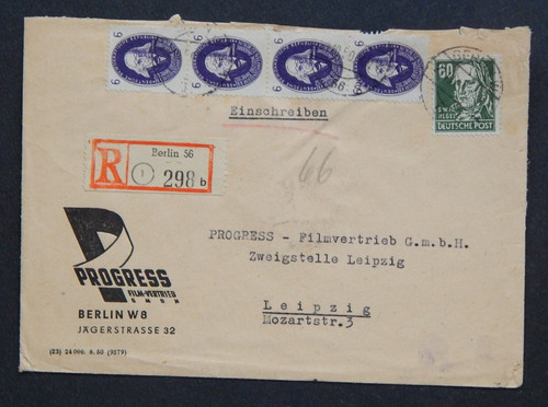 Sbz ddr einschreiben - ddr:, einschreiben,fm