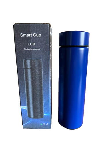Led thermosflasche blau - blau, ml
