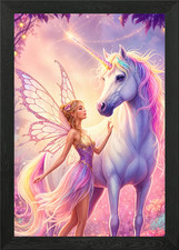 Gerahmtes Wandbild Fee und