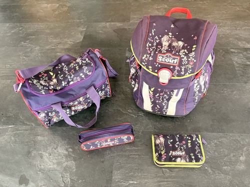 Scout schulranzen set 4tlg - schulranzen,