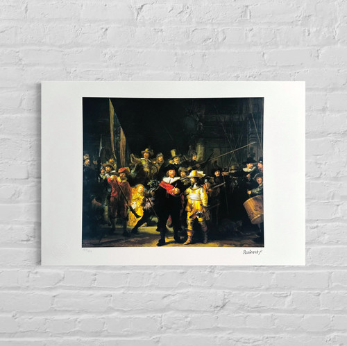 Rembrandt van rijn nachtwacht - rembrandt,