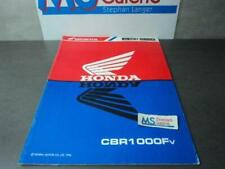 Honda CBR 1000 F 1997  V  Zusatz Werkstatthandbuch  Reparaturanleitung  Handbuch
