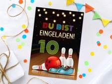 Einladungskarten zum 10