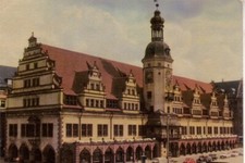 Postkarte :  LEIPZIG  - Altes  Rathaus  ; ca.1963