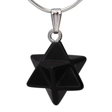 Merkaba gemstone pendant