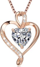 Herzkette aus 925er Silber