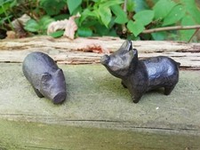 1 Set mini Schwein Gusseisen