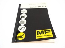 Massey Ferguson MF33B vormals Hanomag B8C Betriebsanleitung Wartung