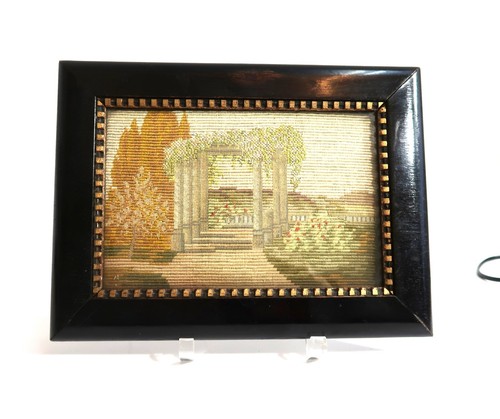Vintage gobelin bild mit petit - gobelin,