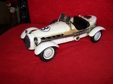 Rennwagen Nostalgie Rennauto Blech 28 cm x 14 cm