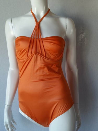 Perla badeanzug orange - la,