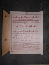 ORIG. Reklame Broschüre Miele