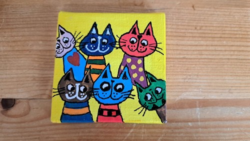 Selbstgemaltes kleines bild - selbstgemaltes,