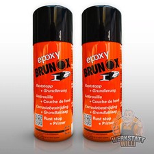 2x 400ml BRUNOX EPOXY SPRAY | ROSTUMWANDLER ROSTANIERER ROSTSCHUTZ ROSTSTOPP