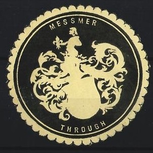 Reklamemarke messmer through - reklamemarke,