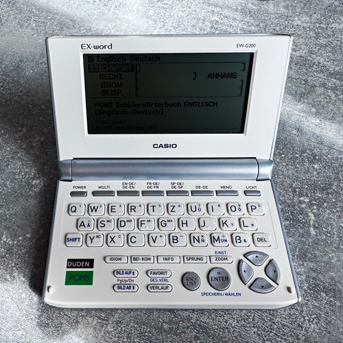 Casio word g200 - ex-word, ew-g200