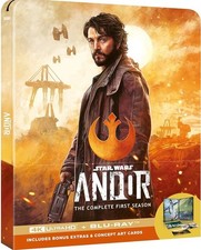 Star Wars Andor-Staffel 1 4k UHD+Blu Ray Limited Steelbook deutsch NEU+OVP