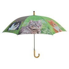 Regenschirm Sonnenschirm Katzenmotiv Schirm Katzen Tiermotiv Regenschutz 120 cm