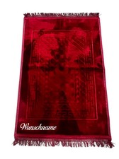 Gebetsteppich, Seccade, Teppich mit Name, Rot, teppich,Ramadan, Bayram