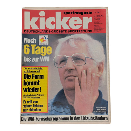 Kicker sportmagazin 1982 - kicker,