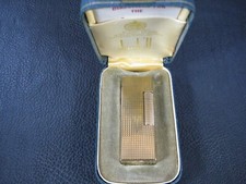 Dunhill Rollagas Feuerzeug Lighter Gold  Full Set Überholt Garantie