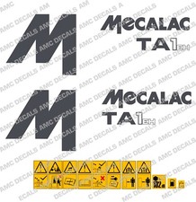 Mecalac ta1eh dumper aufkleber - mecalac,
