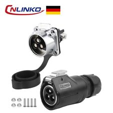 CNLINKO LP-28 M28 3-Pin 3- Polig Netzstecker & Steckdosen Wasserdichter IP68 TÜV