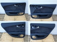 Audi RS7 4G A7 S7 Türverkleidungen Leder door boards leather soul blaue Nähte