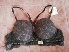 Neuer Damen push up Bügel BH Gina Benotti in 90 B Farbe Grau 