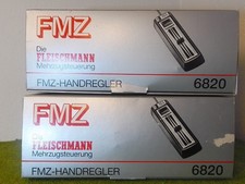 2x Fleischmann FMZ 6820 Handregler mit Befestigung Bedienungsanleitung In OVP
