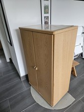 Schuhschrank Eiche hell furniert, Schrank, Flurschrank