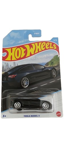 Hot wheels tesla - tesla, black