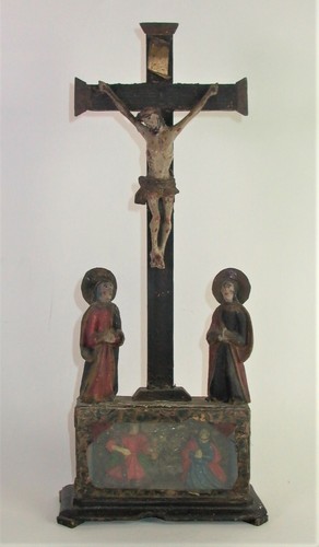 Bäuerliches standkreuz mit - bäuerliches,