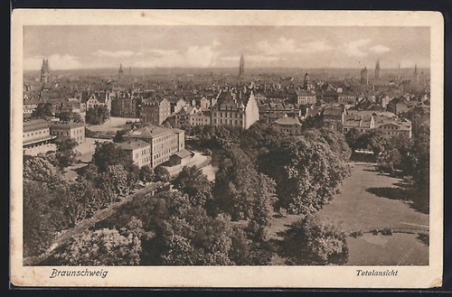 Braunschweig totalansicht aus - braunschweig,,