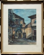 H.Fink - Gehöft in einem