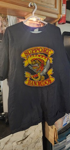 Support bandidos shirt 2xl - support,