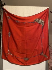 Cartier Paris Seidentuch Rot