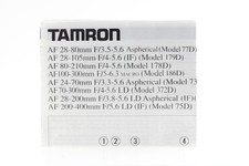 Bedienungsanleitung Tamron AF