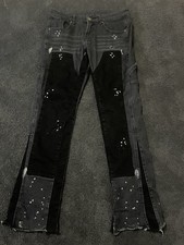 Schwarze Cargo Jeans