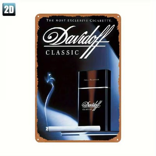 Blechschild davidoff vintage - blechschild,