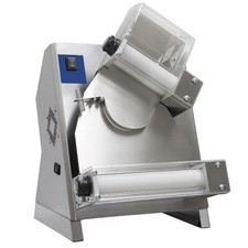 Teigausroller 30cm Teigrollmaschine schräg Pizzateigausroller rund Teigroller