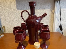 Weinkrug mit Becher 7 tlg. 70