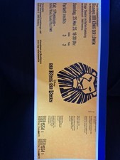 Musical Ticket Disney König Der Löwen 25.05.2025