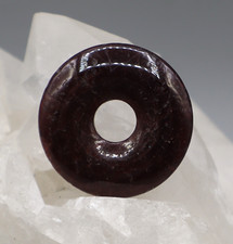 GRANAT rot Anhänger Donut ca