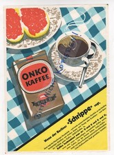 BREMEN, Werbung 1950, ONKO KAFFEE Gold, so buchstabiert man Kaffee