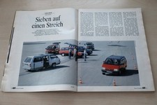 Auto Motor Sport AMS 10/1989 VW Bus T3 Caravelle GL mit 95PS besser als...?